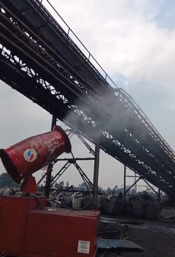 dust suppression fog mist water cannon india